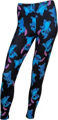 NEW Lilo and Stitch Disney All Over Stitch Character Leggings