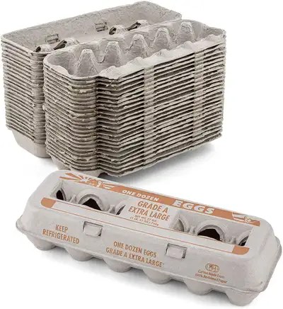 15 Egg Cartons in Exchange for eggs, View more
