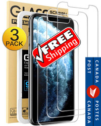 3 Pack Screen Protector iPhone 11 Pro XS/X/XR/11/XS Max/Pro Max