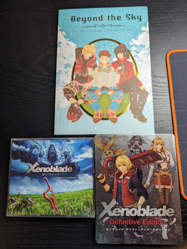Xenoblade Soundtracks & Travel Zine in Nintendo Switch in Edmonton