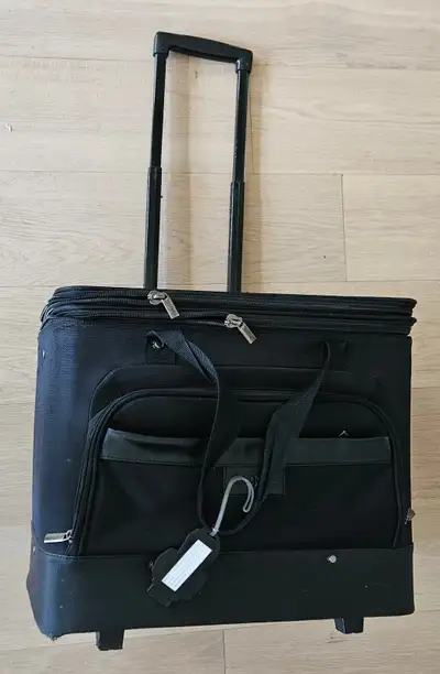 Rolling 17" Laptop Briefcase on Wheels Attache Lawyers Case, View more