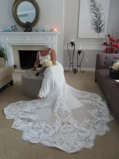 Beautiful Wedding Dress Size 14, View more