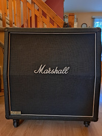 VINTAGE  MARSHALL 4X12 CAB LOADED WITH G12-65 MATCH QUAD MP7