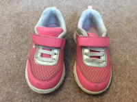 Girls pink, size 8 sneakers (preschool)