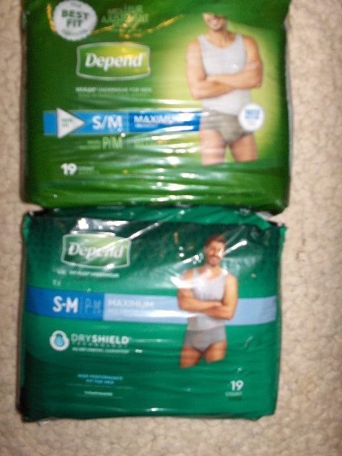 38 DEPEND FOR MEN Flex Fit Underwear Size S/M in Health & Special Needs in Calgary