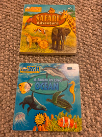 two books for young animal explorers - Safari & Ocean