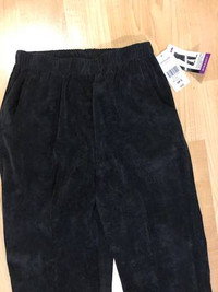Corduroy pants 6Petites Small $15, navy pull on Classic fit, NWT