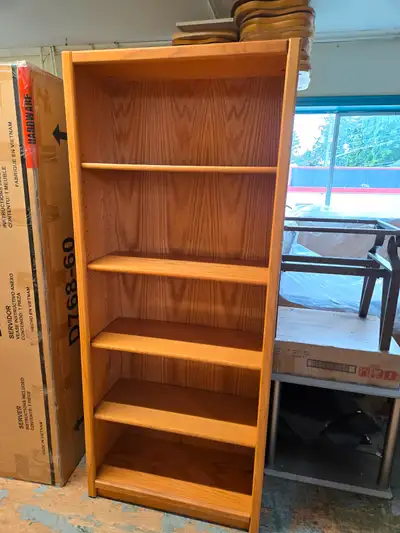 Oak Bookcase, View more