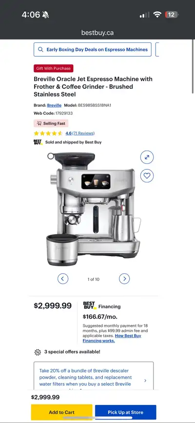 breville oracle jet brand new, View more