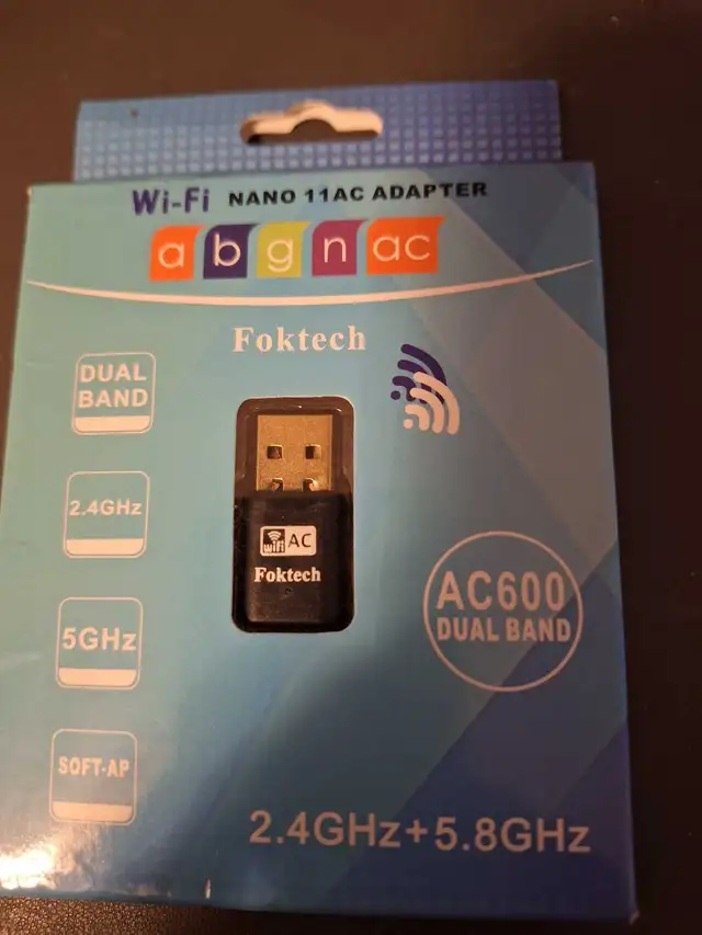 Foktech AC600 Adapter in Networking in Cambridge - Image 2