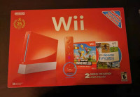 Red Nintendo Wii (25th Anniversary) in original box