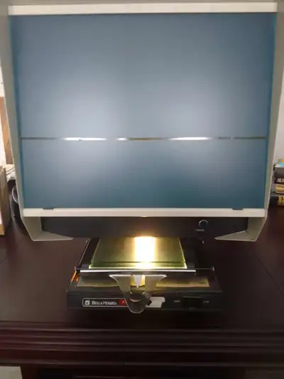 Bell & Howell microfiche reader, View more