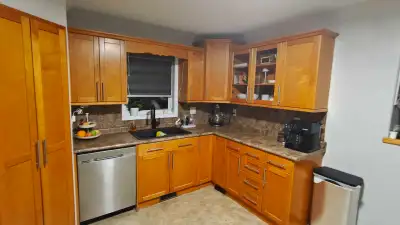 oak kitchen cabinets , View more