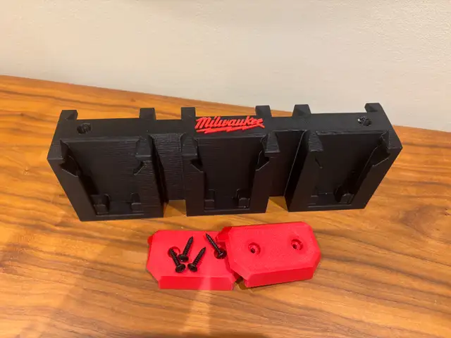 Milwaukee M18 Battery Wall Mount 4/6 Batteries Optional Packout in Power Tools in Markham / York Region - Image 9