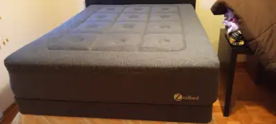 Magnifique matelas mousse ZEDBED DOUBLE avec les dimensions suivantes: A- Matelas: 54 pouces x 74 po...