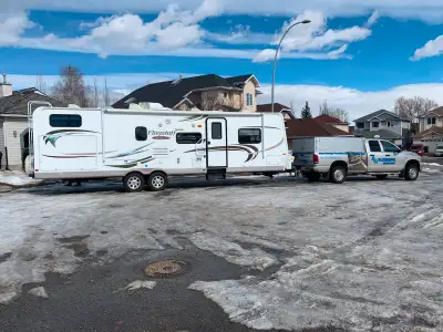 Travel Trailer for Sale Forest River, Flagstaff 831 RKSS, 2011 travel trailer for sale. Overall leng...