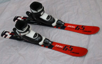 Skis ski set for kids 87 cm Skis, bindings, boots Head Peak 65