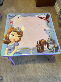 Princess Sophia Kids Table and Chairs
