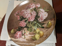 Peonies Collectors Plate-Brand New With Certificate
