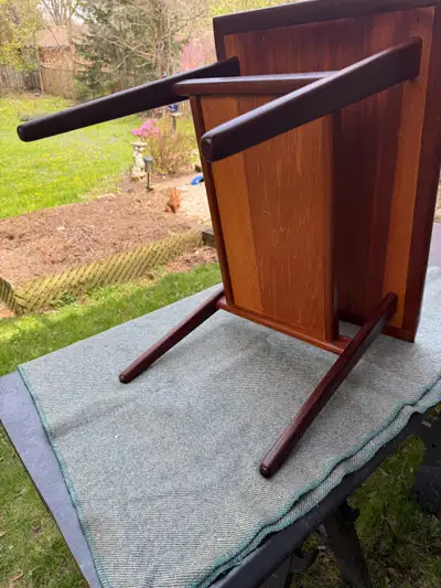 Stylish MCM Teak End Table, View more