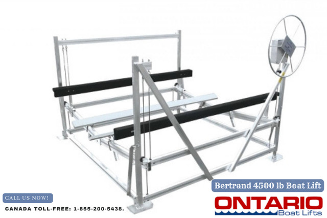 Bertrand 4500 lb Boat Lift: Docking Made Easy in Other in Ottawa