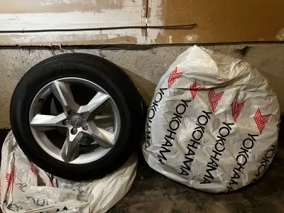 Audi OEM 18” Alloy Wheels + Continental All-Season Tires (235/60R18) Selling a set of genuine Audi r...
