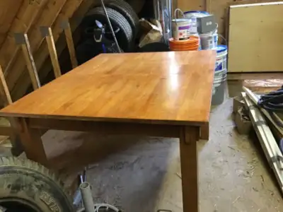 Maple table and chair set
