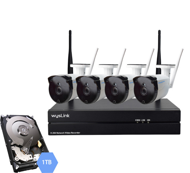 4pcs 2MP WIFI Bullet IP outdoor Cameras and Recorder in Security Systems in City of Toronto