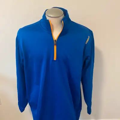 Reebok quarter zip mens size xlarge sweater Pullover Shirt, View more