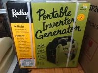 Radley 2500 Watt Portable Inverter Gas Generator - Brand New!