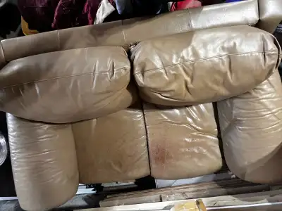 Leather Loveseat Couch, View more