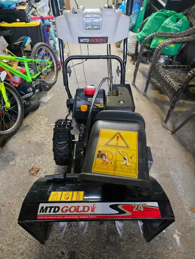 24" MTD Gold Snowblower In Excellent Condition, View more