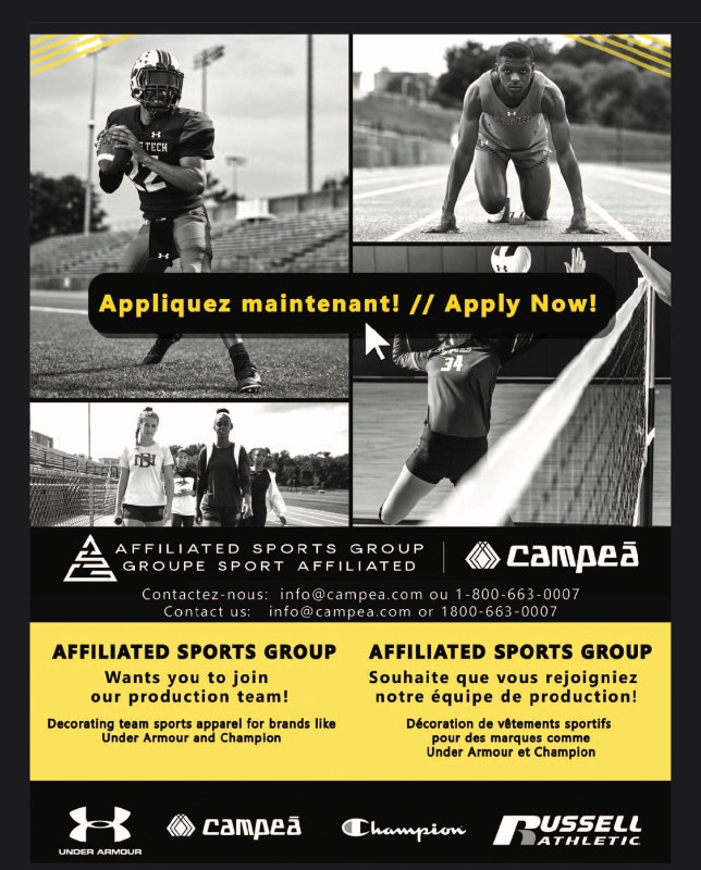 Production customise sport apparel Travail général Ville de