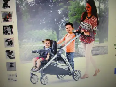 Chicco Bravofor2 LE 2 Passenger Stroller, infant car seat + base, View more