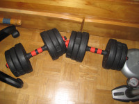 FS: Exercise items, weights, dumbbell set, push up helper etc.