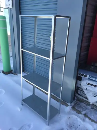 Metal shelves x2, View more