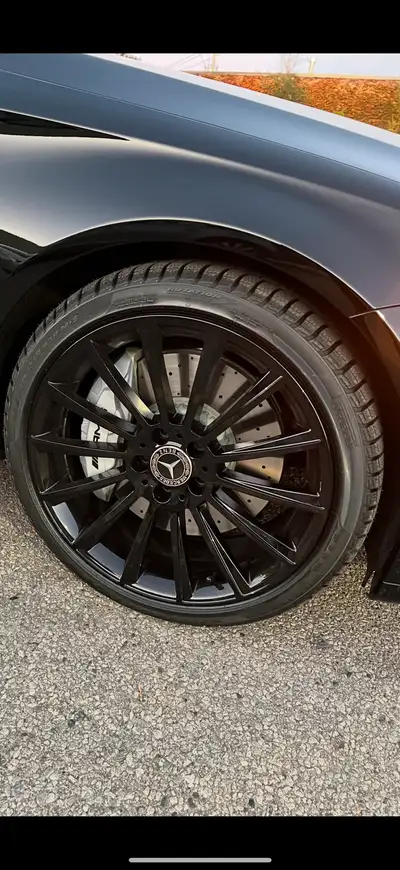 Excellent condition!! Purchased new in 2022. Only used 5,000km. Used on an AMG C43 Coupe Pirelli Win...
