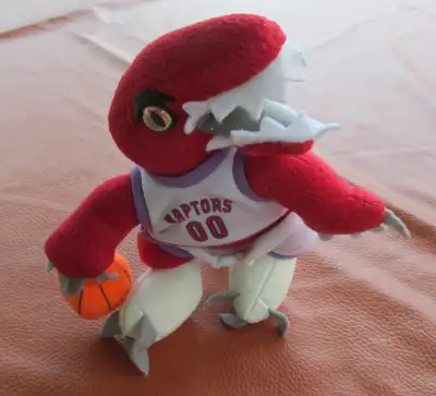 Toronto Raptors NBA Vintage PELUCHE Plush Velociraptor RARE, View more
