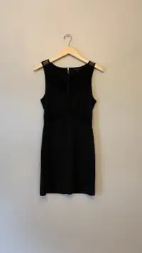 DYNAMITE  (m) Black dress with Sheer Cutouts 