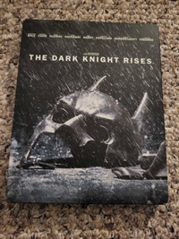Batman dark knight rises steel tin blue ray dvd