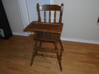 Wooden high chair for sale solid wood