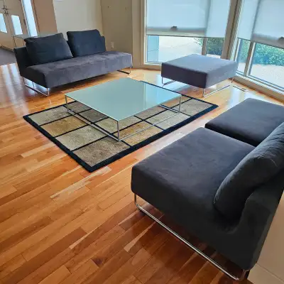 ⭐ Beautiful 4 Piece Modern Sofa & Lounge Chairs Set - READ AD, View more