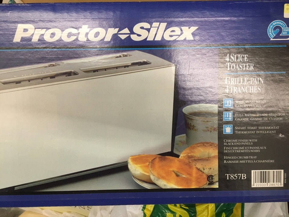 VINTAGE NEW PROCTOR SILEX 4 SLICE CHROME TOASTER | Toasters & Toaster ...