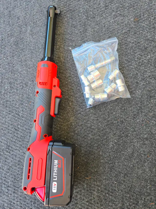 Cordless Electric Ratchet Wrench with Battery for Milwaukee m18 in Power Tools in City of Toronto - Image 6