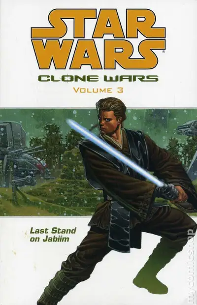 Clone Wars TPB Vol 3 "Last Stand on Jabiim" was $ 14.95 US, now $ 10.00 CAN (sold) Clone Wars TPB Vo...