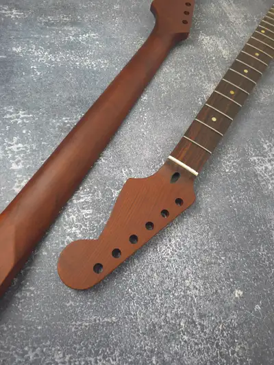 S Style Dark Flame Roasted Maple Neck, Nickel Silver, S Type Ele, View more