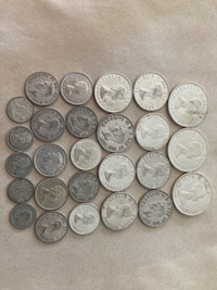 Canada Silver Coins Pre 1967($10 face value)