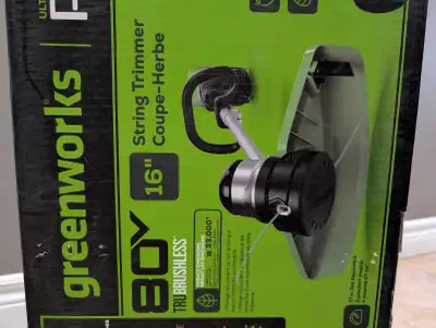 Back to school SALE Greenworks cordless grass trimmer , View more