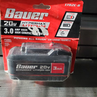 Bauer 20V HyperMax Lithium 3.0 Ah High Capacity Battery Lithium
