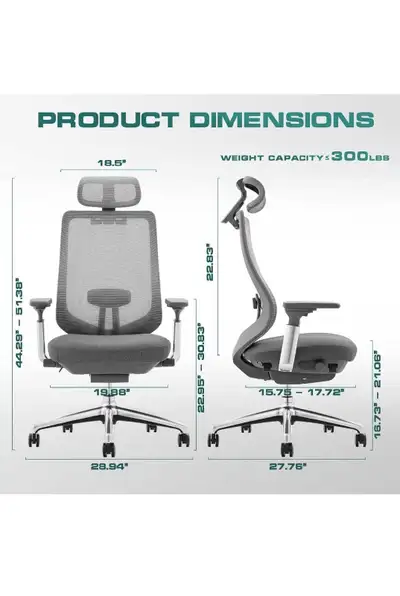 COLAMY XK Atlas Ergonomic Mesh Office Chair, View more